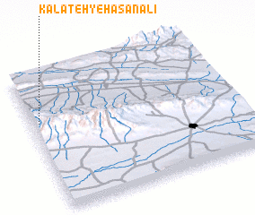 3d view of Kalāteh-ye Ḩasan‘alī