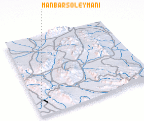 3d view of Manbar Soleymānī