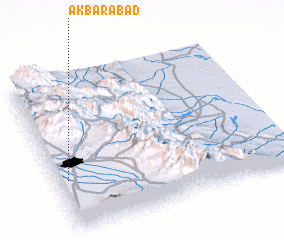 3d view of Akbarābād