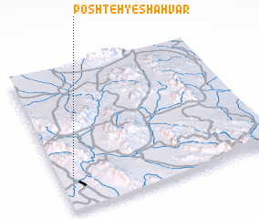 3d view of Poshteh-ye Shahvār