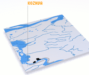 3d view of Kozhva