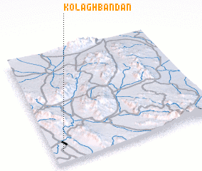 3d view of Kolāgh Bandān