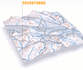 3d view of Noşratābād