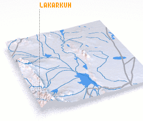 3d view of Lakar Kūh