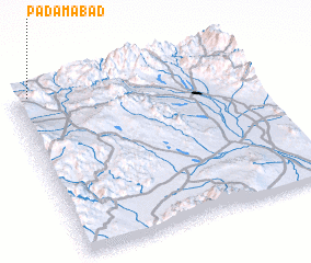3d view of Padāmābād