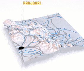 3d view of Panj Darī