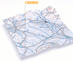 3d view of Chāh Bīd