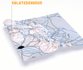 3d view of Kalāt-e Dehānūn