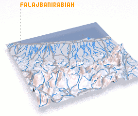 3d view of Falaj Banī Rabī‘ah