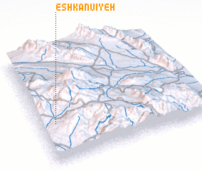 3d view of Eshkanūʼīyeh