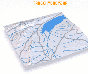 3d view of Tangeh-ye Neyzār