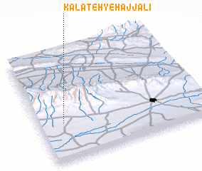 3d view of Kalāteh-ye Ḩājj ‘Alī