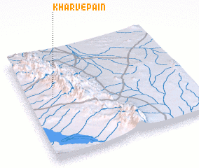3d view of Kharv-e Pā\