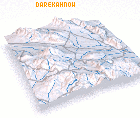 3d view of Dar-e Kahnow