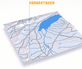 3d view of Kamar-e Yakeh