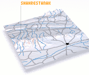 3d view of Shahrestānak