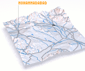 3d view of Moḩammadābād