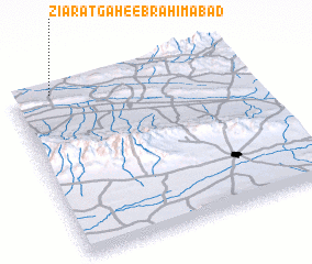 3d view of Zīāratgāh-e Ebrāhīmābād