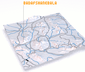 3d view of Bādafshān-e Bālā