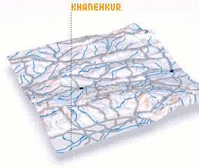 3d view of Khāneh Kūr