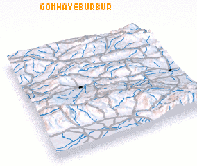 3d view of Gomhā-ye Būr Būr