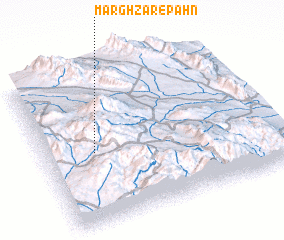 3d view of Marghzār-e Pahn