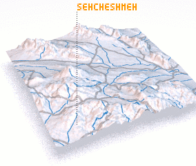 3d view of Seh Cheshmeh
