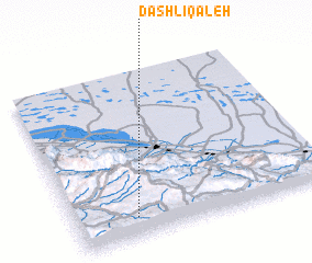 3d view of Dāshlī Qal‘eh