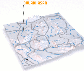 3d view of Dūlāb Ḩasan