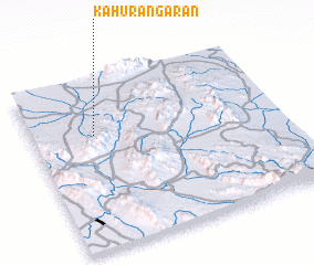 3d view of Kahūrān Garān