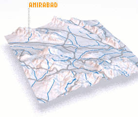 3d view of Amīrābād