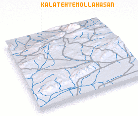 3d view of Kalāteh-ye Mollā Ḩasan