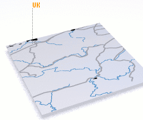 3d view of Uk