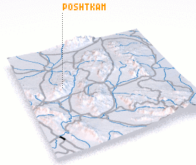 3d view of Posht Kam