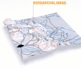 3d view of Bondar-e Vālīābād