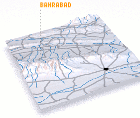 3d view of Baḩrābād