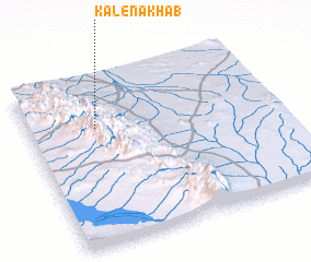 3d view of Kāl-e Nakhāb