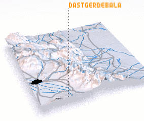 3d view of Dastgerd-e Bālā