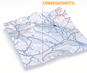 3d view of Chāh-e Gazgantīl