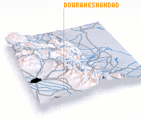 3d view of Dow Rāh-e Shahdād