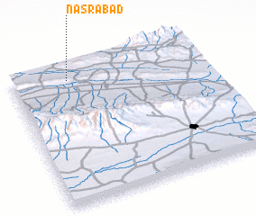 3d view of Naşrābād