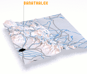 3d view of Banāt Ḩālek