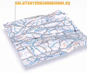 3d view of Kalāteh-ye Mashhadī Khāleq