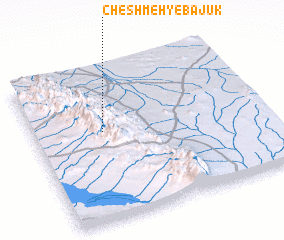 3d view of Cheshmeh-ye Bājūk