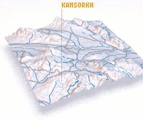 3d view of Kam Sorkh