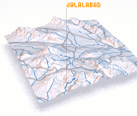 3d view of Jalālābād