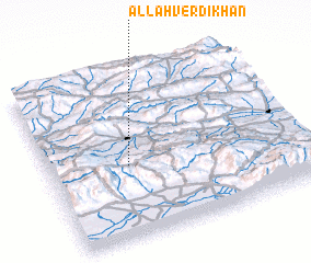 3d view of Allāh Verdī Khān