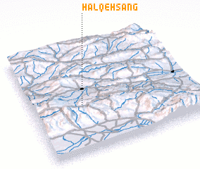 3d view of Ḩalqeh Sang