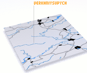 3d view of Verkhniy Supych