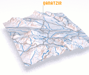 3d view of Qanāt Zīr